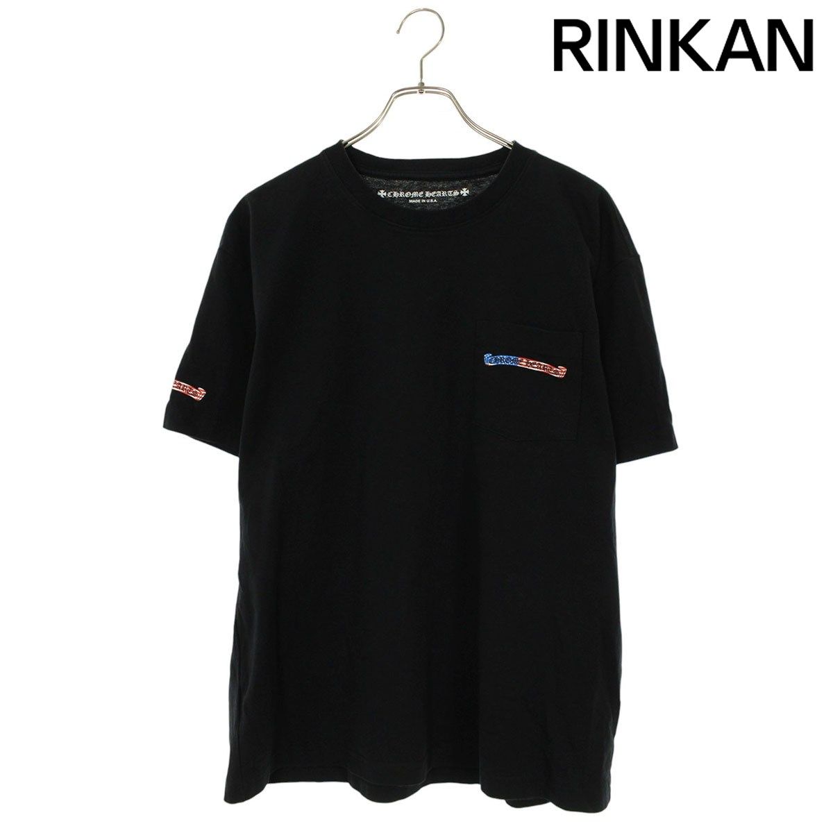 クロムハーツ PPO US SCRL T-SHRT アメリカンフラッグロゴTシャツ メンズ XL