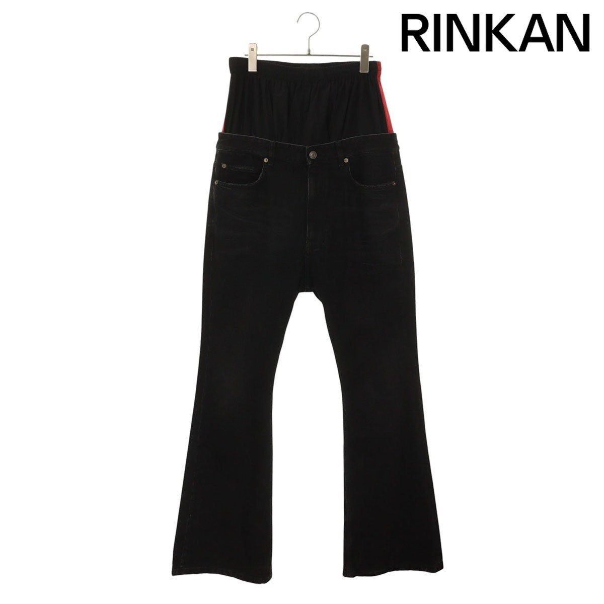 バレンシアガ 814224 TRW58 レイヤードデニムパンツ メンズ S