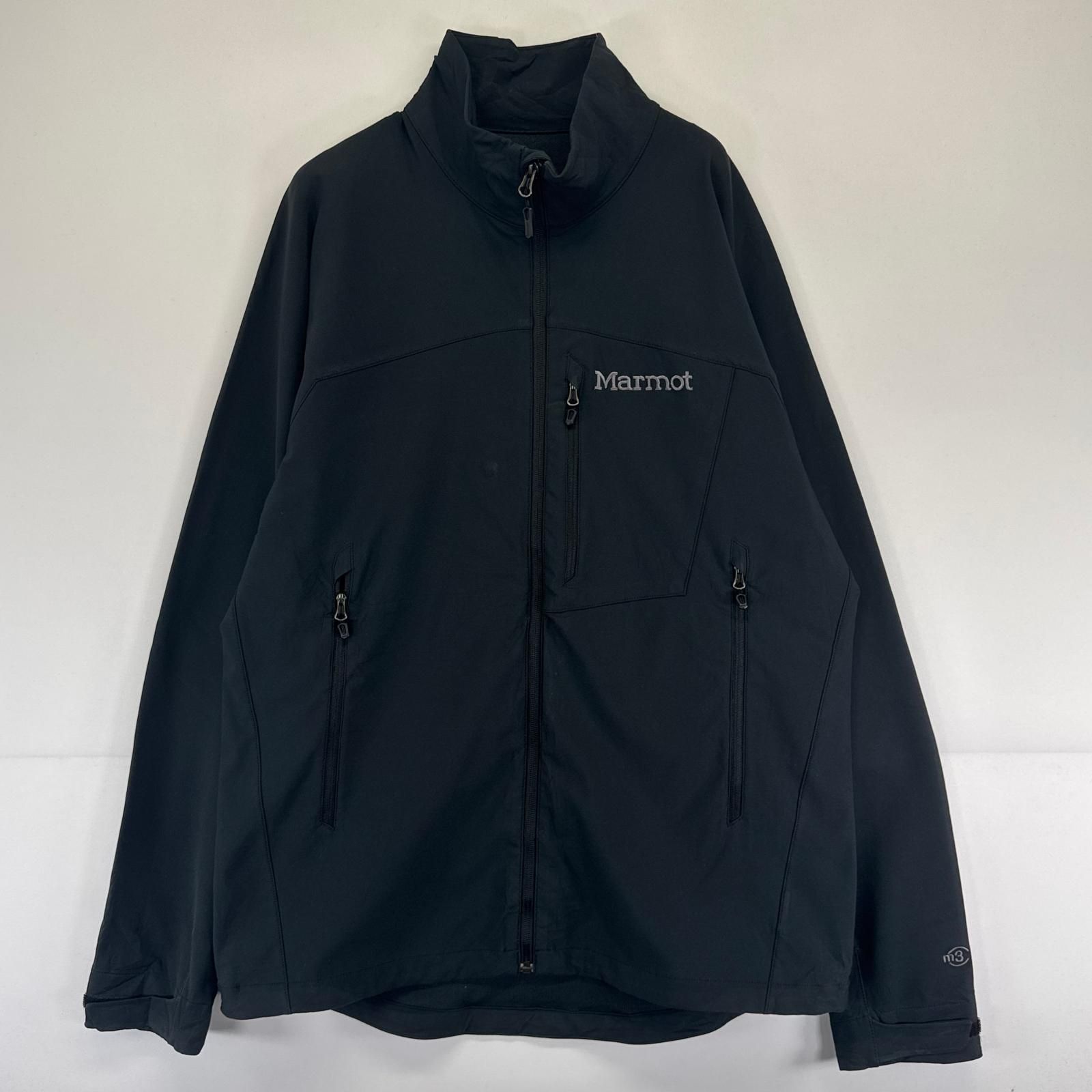 古着 マーモット MARMOT ジャケット ソフトシェル フルジップ ナイロン 
