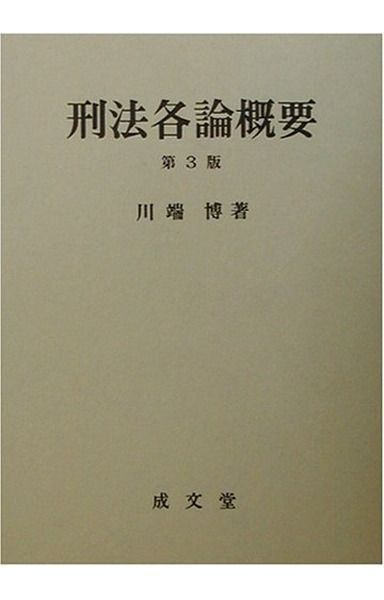 刑法各論概要