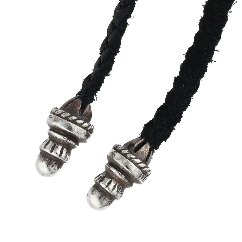 クロムハーツ LEATHER BRAID/ボロチップレザーブレード シルバー クロムハーツ LEATHER BRAID/ボロチップレザーブレード シルバー