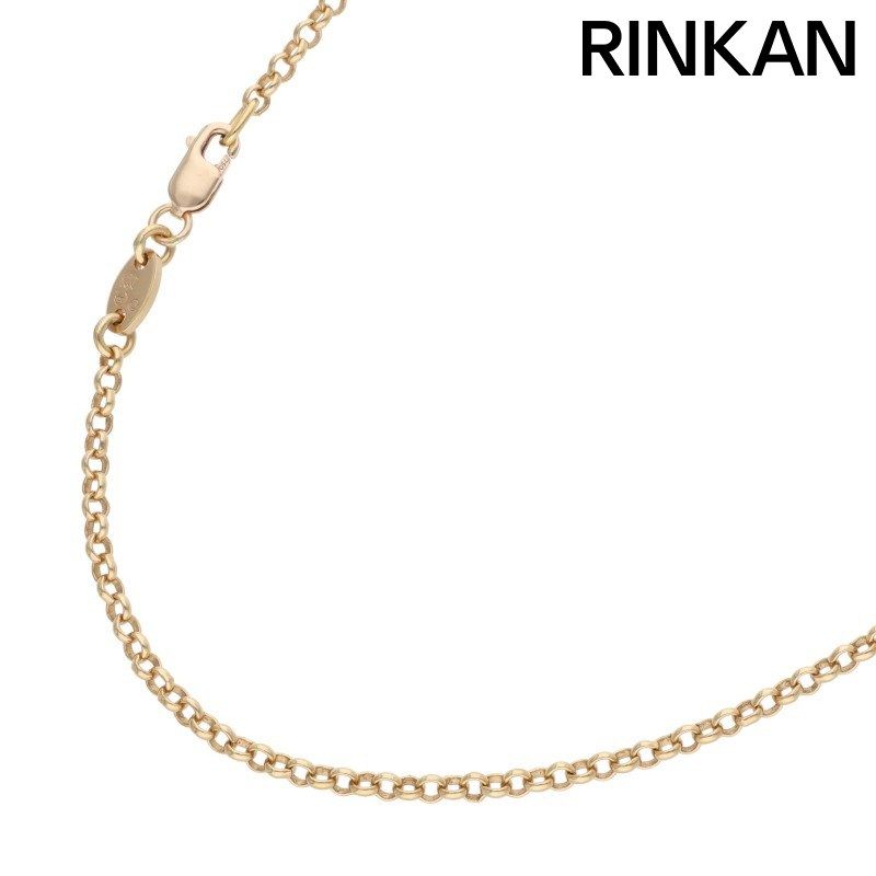 クロムハーツ 22K NECKCHAIN R24/ロールチェーン24inch ゴールドネックレス メンズ 24inch