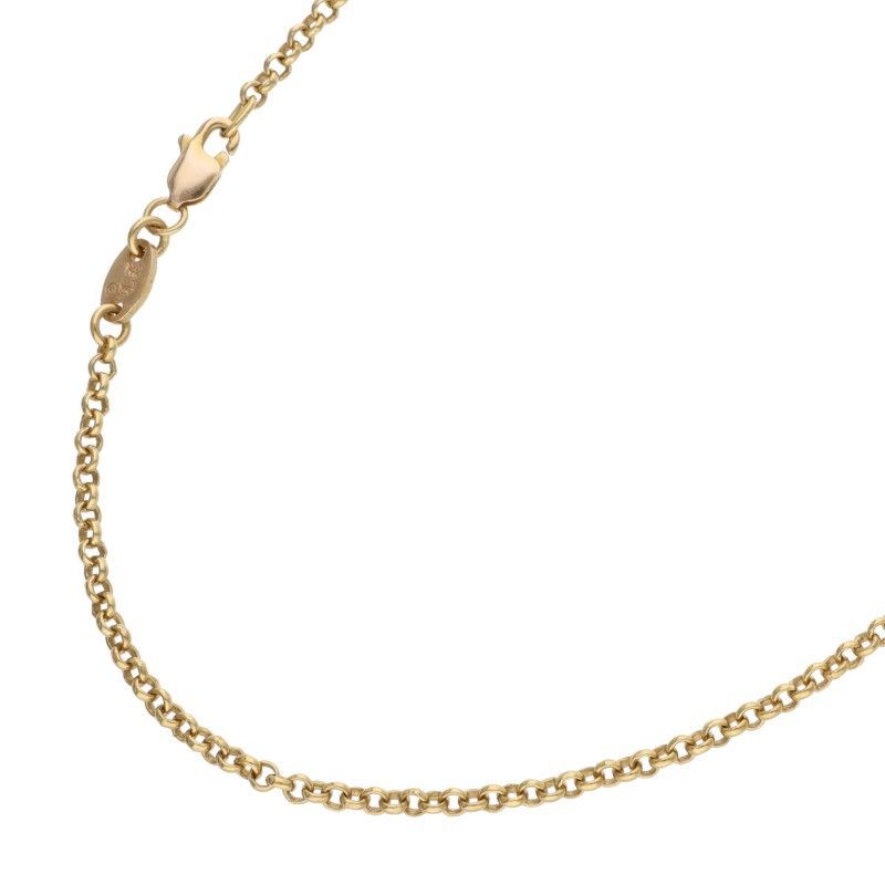 クロムハーツ 22K NECKCHAIN R20/ロールチェーン20inch ゴールド