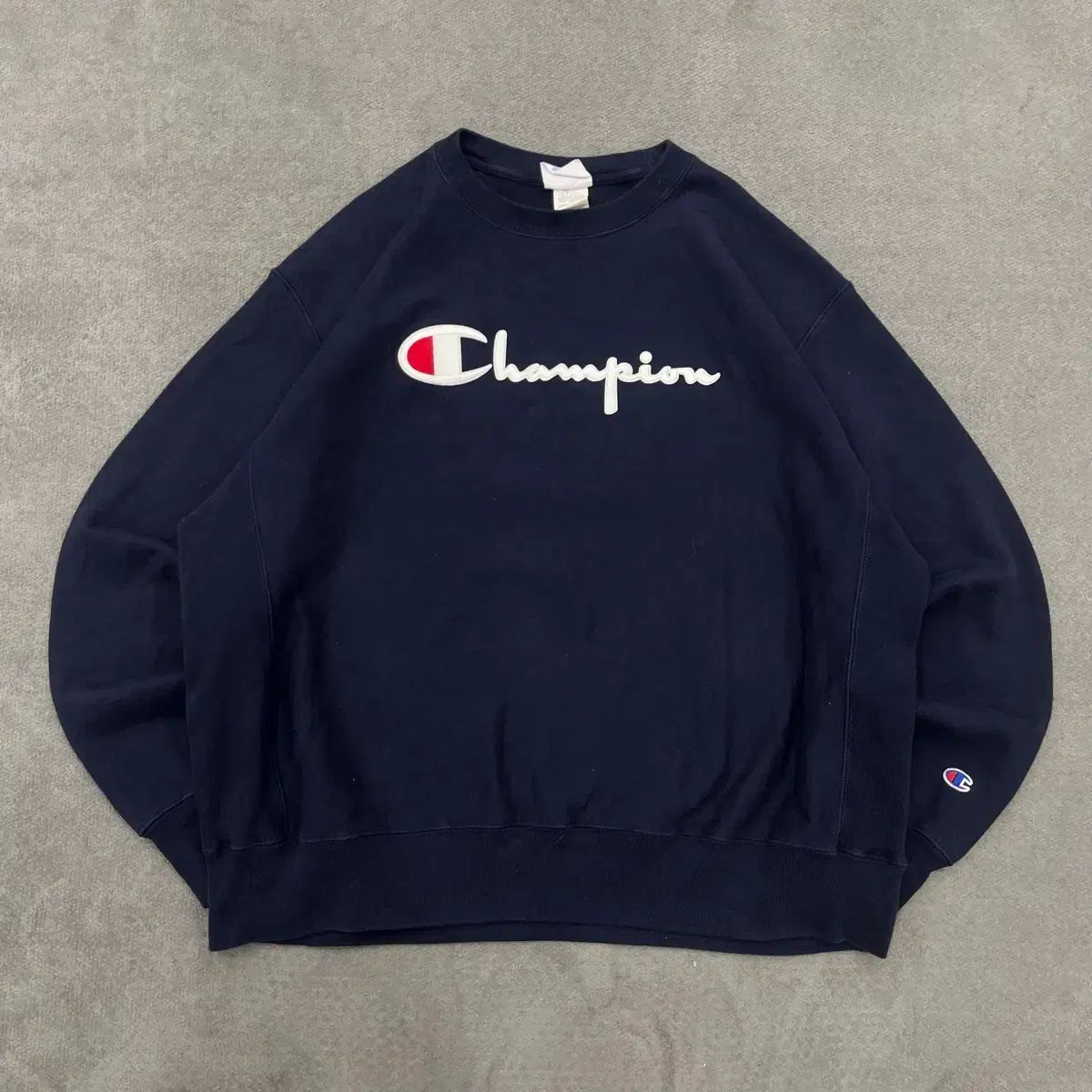 XL Champion ネイビー スウェット - メルカリ