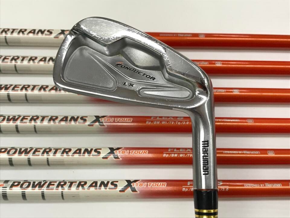 マジェスティゴルフ　コンダクター LX FOGED 2011　パワートランス X 118i TOUR　Sフレックス　アイアンセット　中古【最短即日発送】