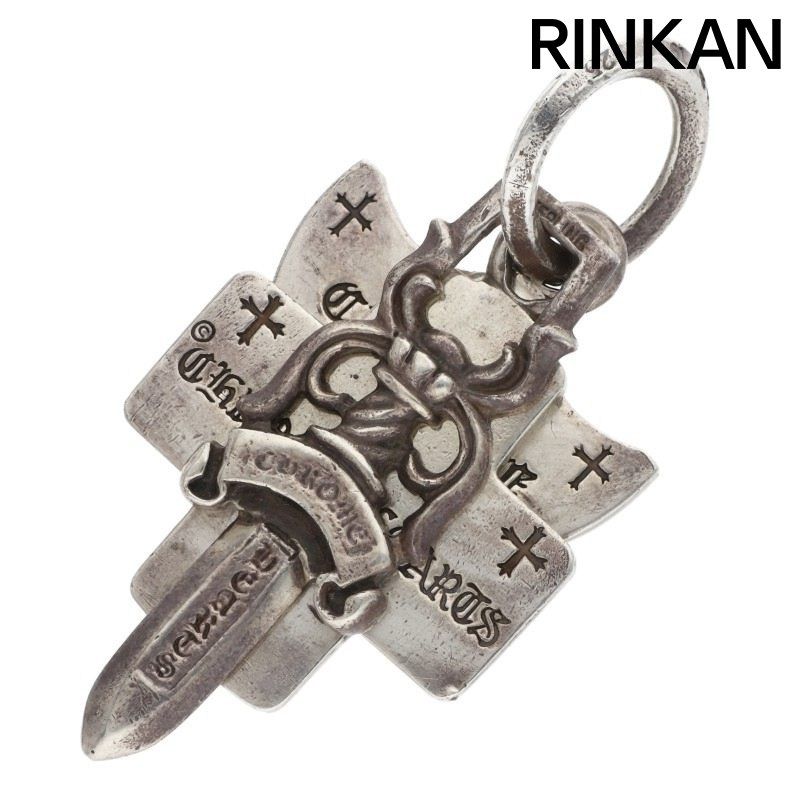 クロムハーツ 3TRINKETS withOring/スリートリンケッツ シルバーネックレストップ メンズ