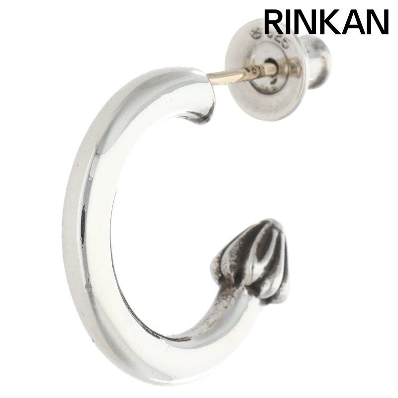 クロムハーツ HOOP PLAIN/プレーンフープ シルバーピアス メンズ