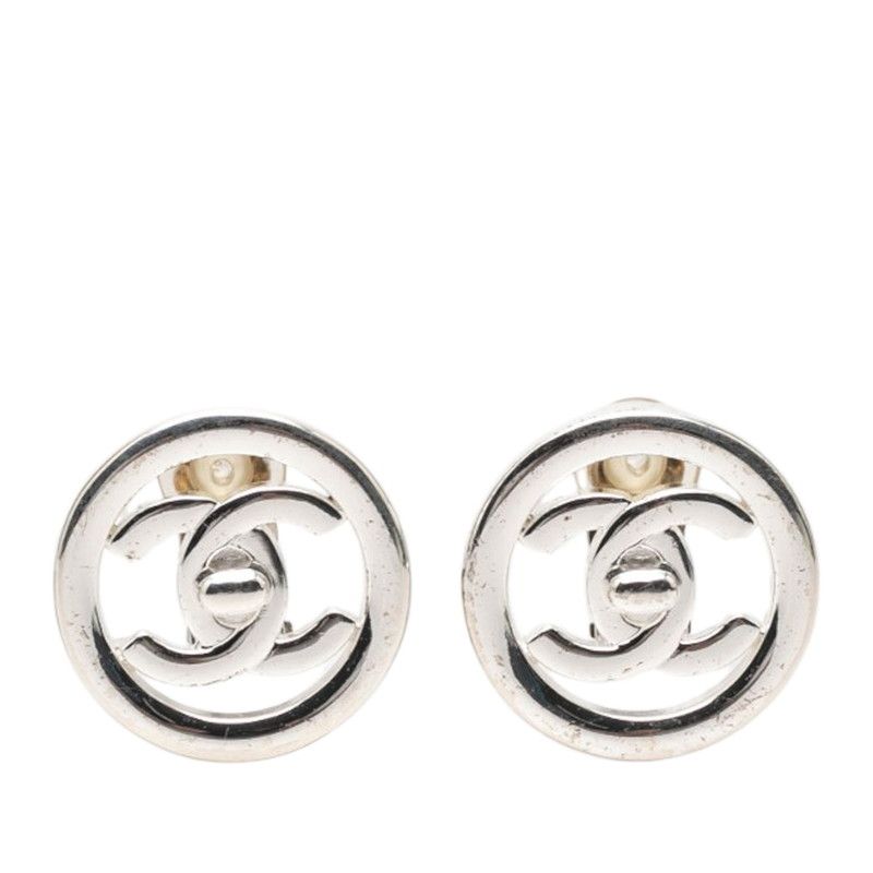 シャネル ココマーク ターンロック ヴィンテージ イヤリング 97P シルバー メタル レディース CHANEL【228-70331】 44,070円