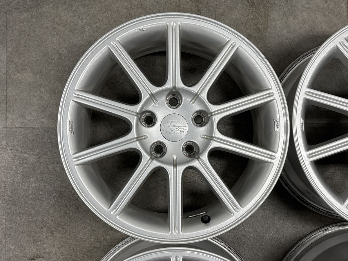 良好品】スバル GDB インプレッサ WRX STI 後期 純正 17in 8J +53
