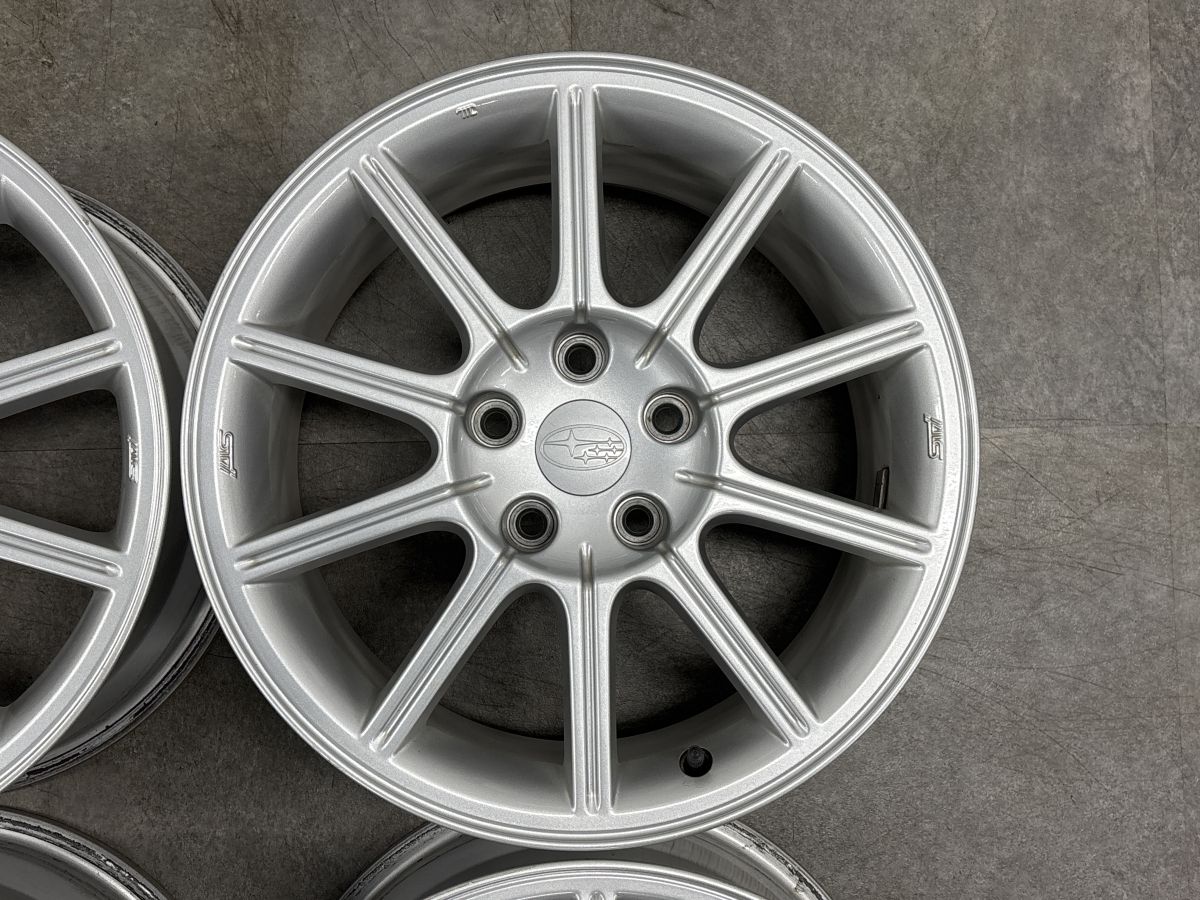 良好品】スバル GDB インプレッサ WRX STI 後期 純正 17in 8J +53