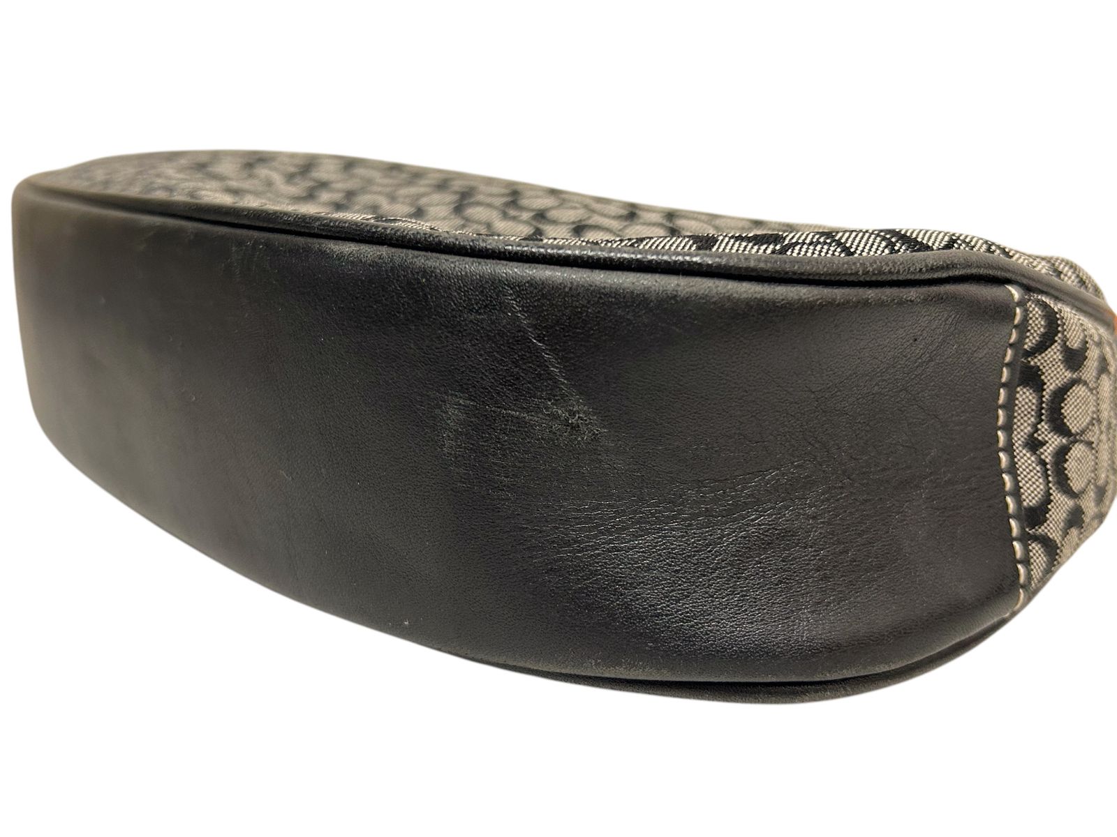 COACH (コーチ) ミニシグネチャー ショルダーバッグ 6344 ブラック 