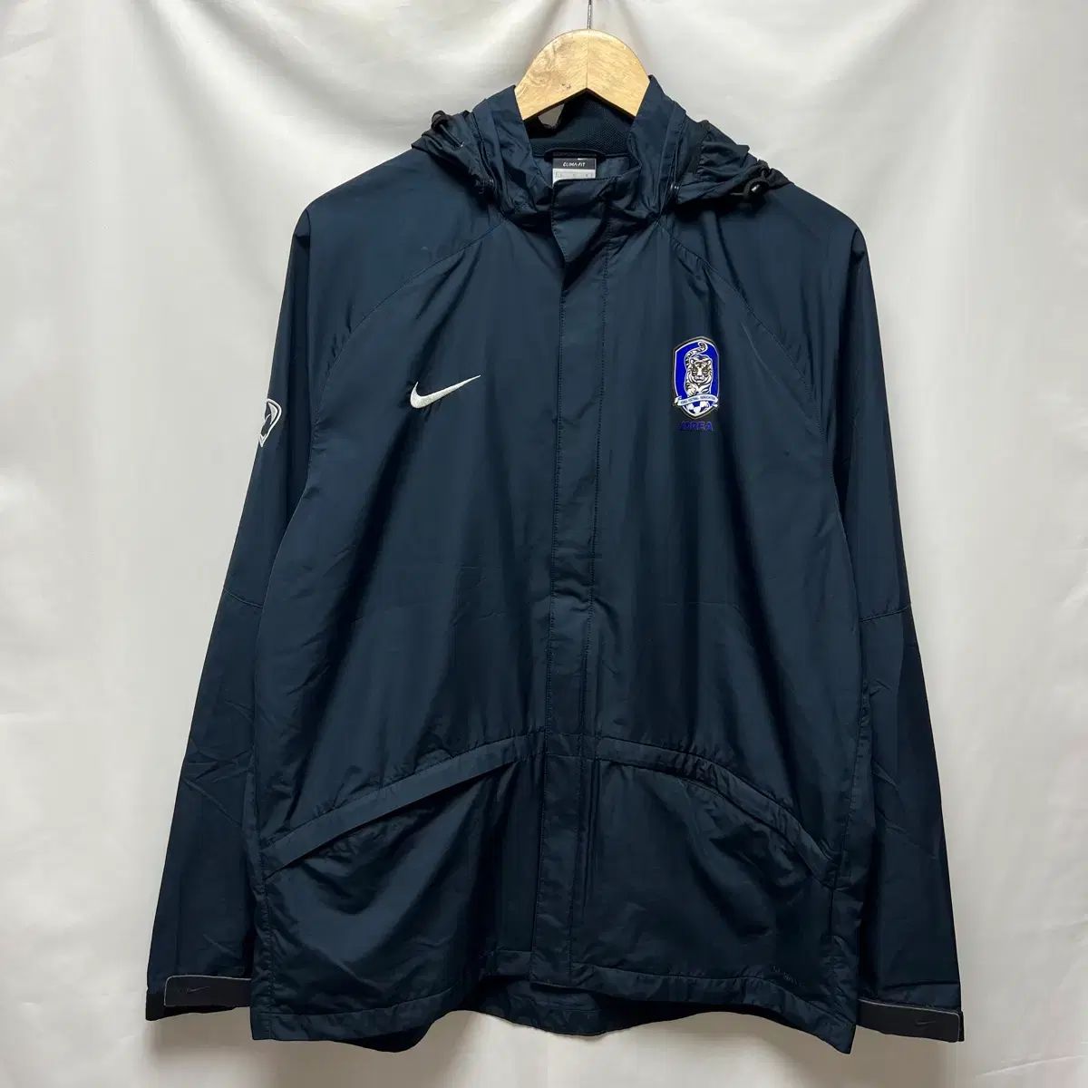 正規品/L NIKE ナイキ 韓国 サッカー 韓国国家代表 00s トレーナー ネイビー ウィンドブレーカー