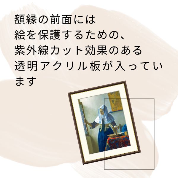 原寸大サイズ 複製画 フェルメール「真珠の耳飾りの少女」ジクレー版画