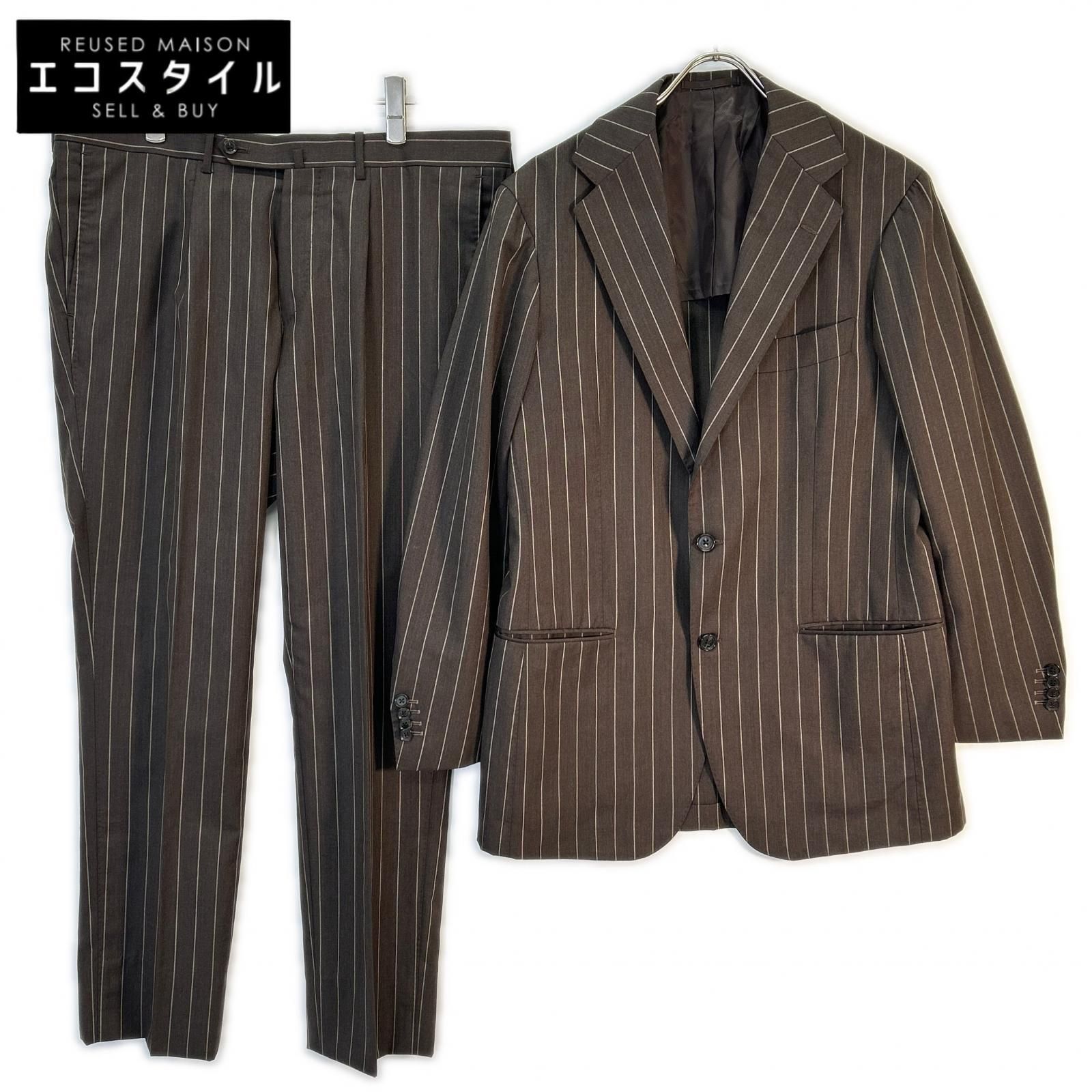 RING JACKET リングヂャケット ブラウン ストライプ MEISTER/マイ 
