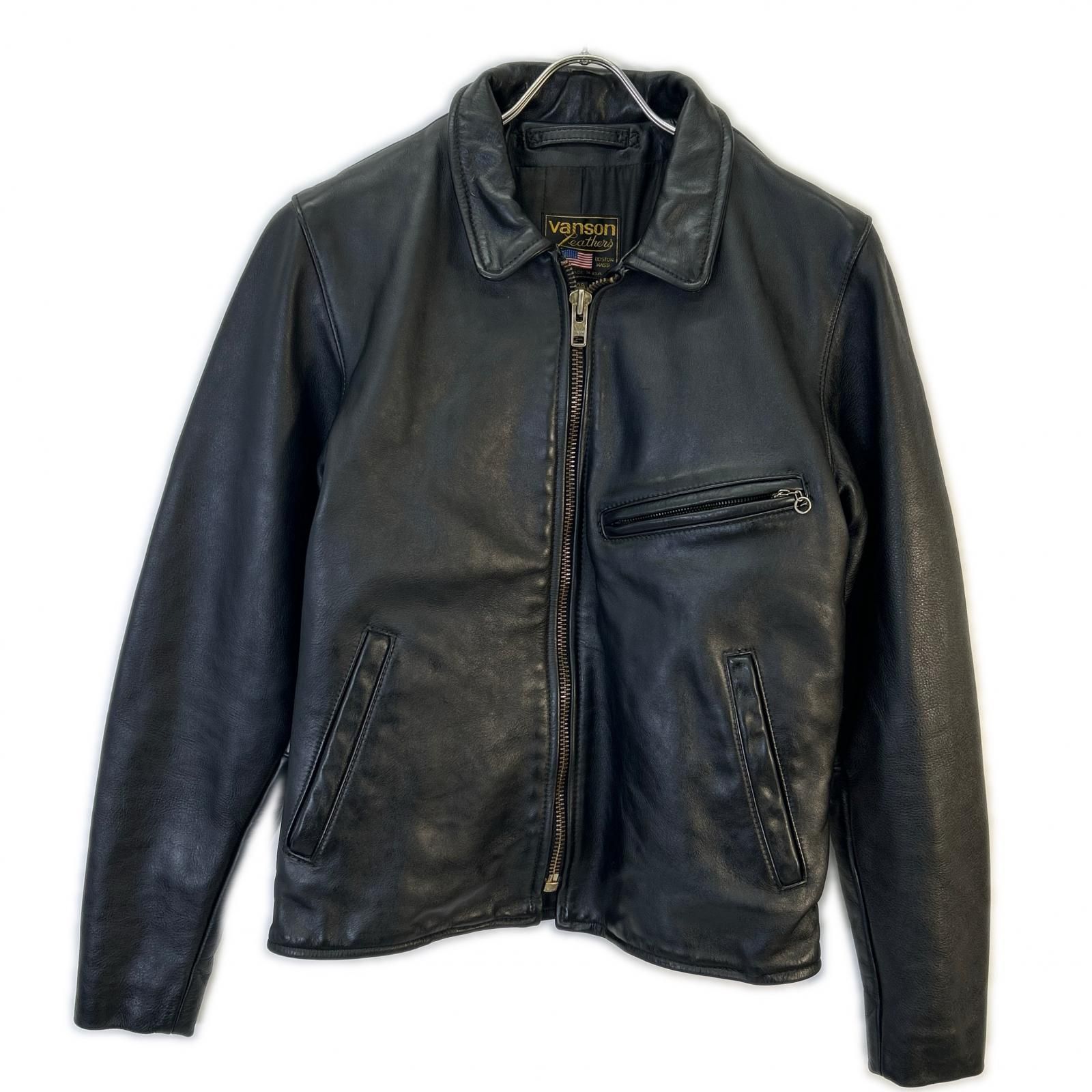 VANSON バンソン ブラック エンフィールド シングルライダース
