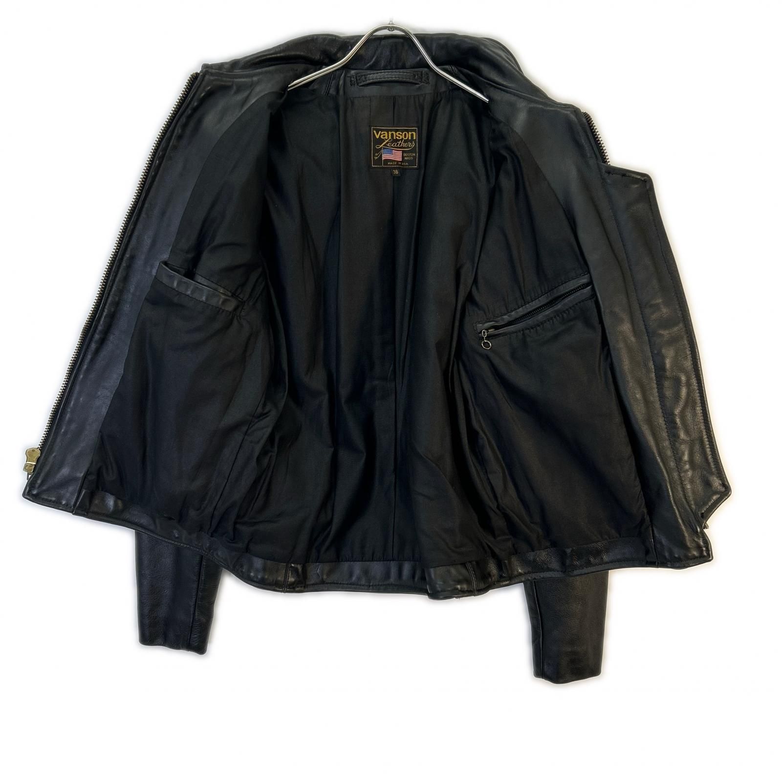VANSON バンソン ブラック エンフィールド シングルライダース VANSON バンソン ブラック エンフィールド シングルライダース