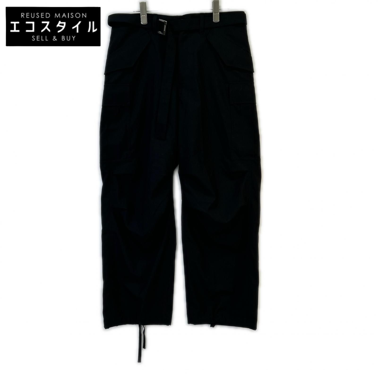 sacai サカイ SCM-212 24AW ブラック Suiting Pants 001 - メルカリ