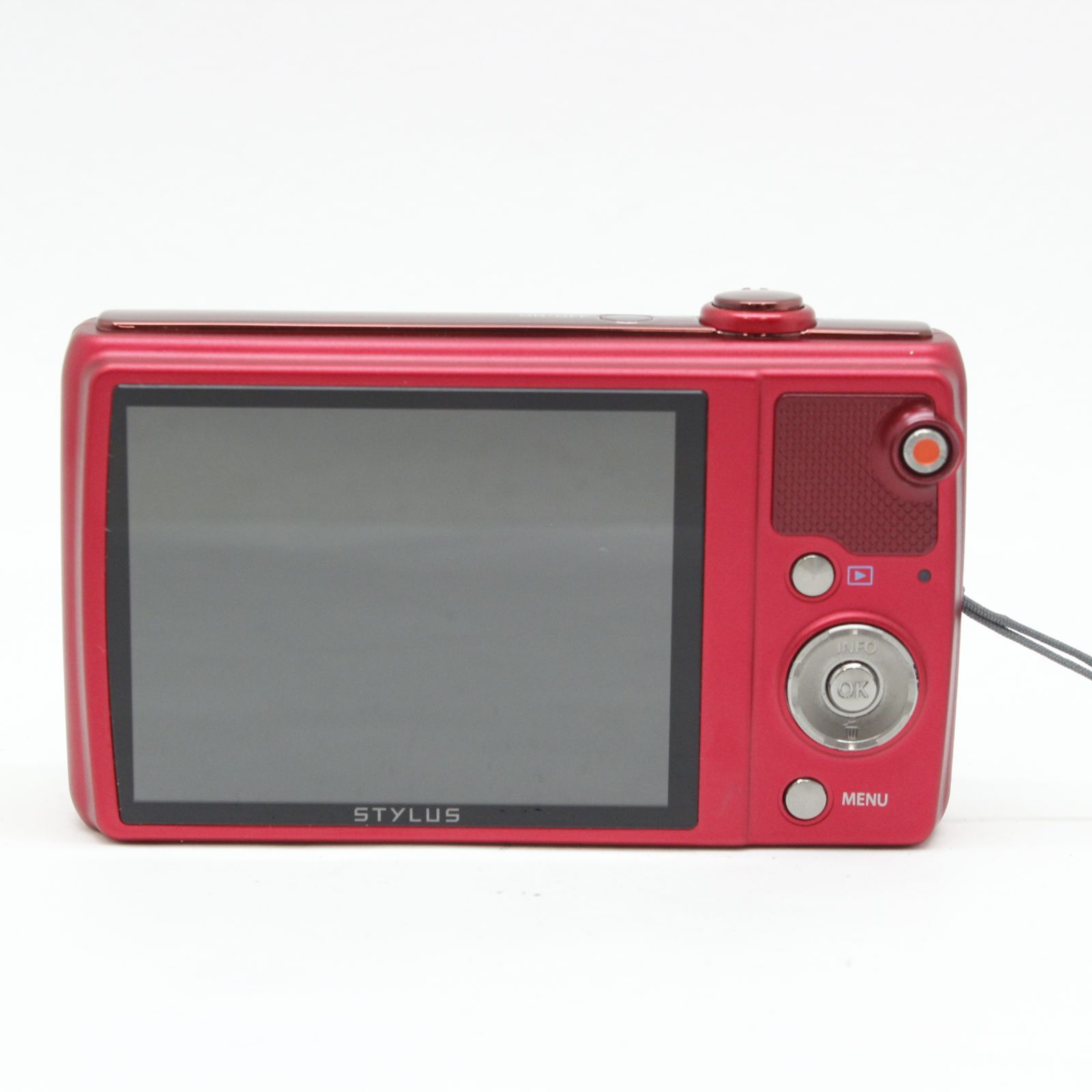 【美品】OLYMPUS VR-37 オリンパス レッド 赤 デジタルカメラ 中古】(オリンパス) OLYMPUS VR-370｜ナニワグループオンライン