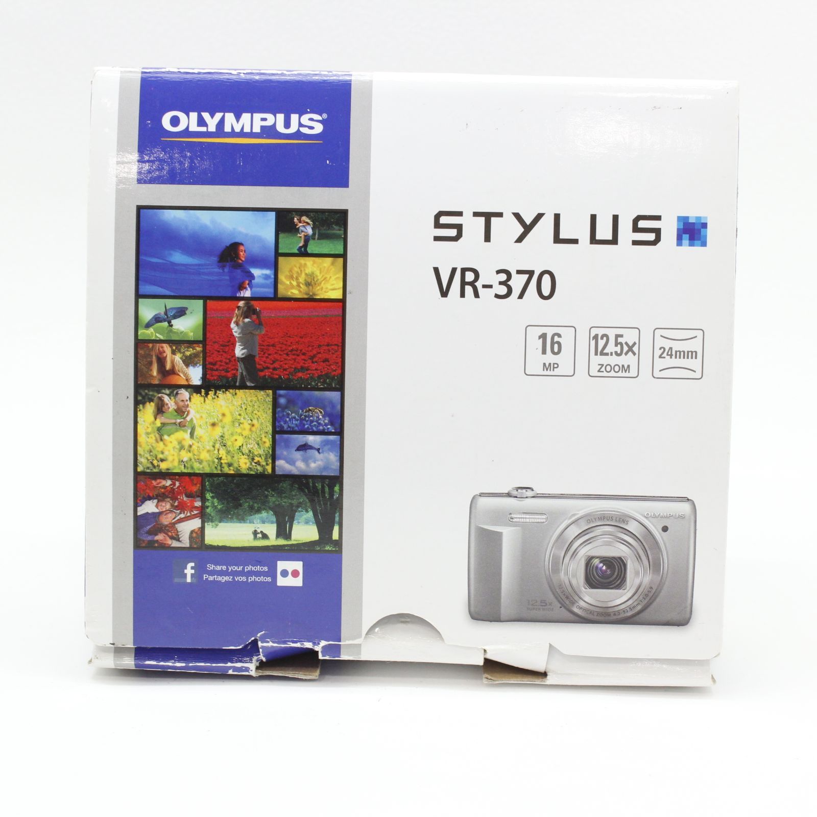 OLYMPUS STYLUS VR-370 レッド - メルカリ