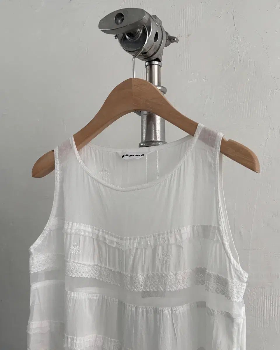 ISSEY MIYAKE/イッセイミヤケ コットンリネンジャケット 90s ISSEY MIYAKE イッセイミヤケ 90s 白 ノンカラ― リネン ジャケット