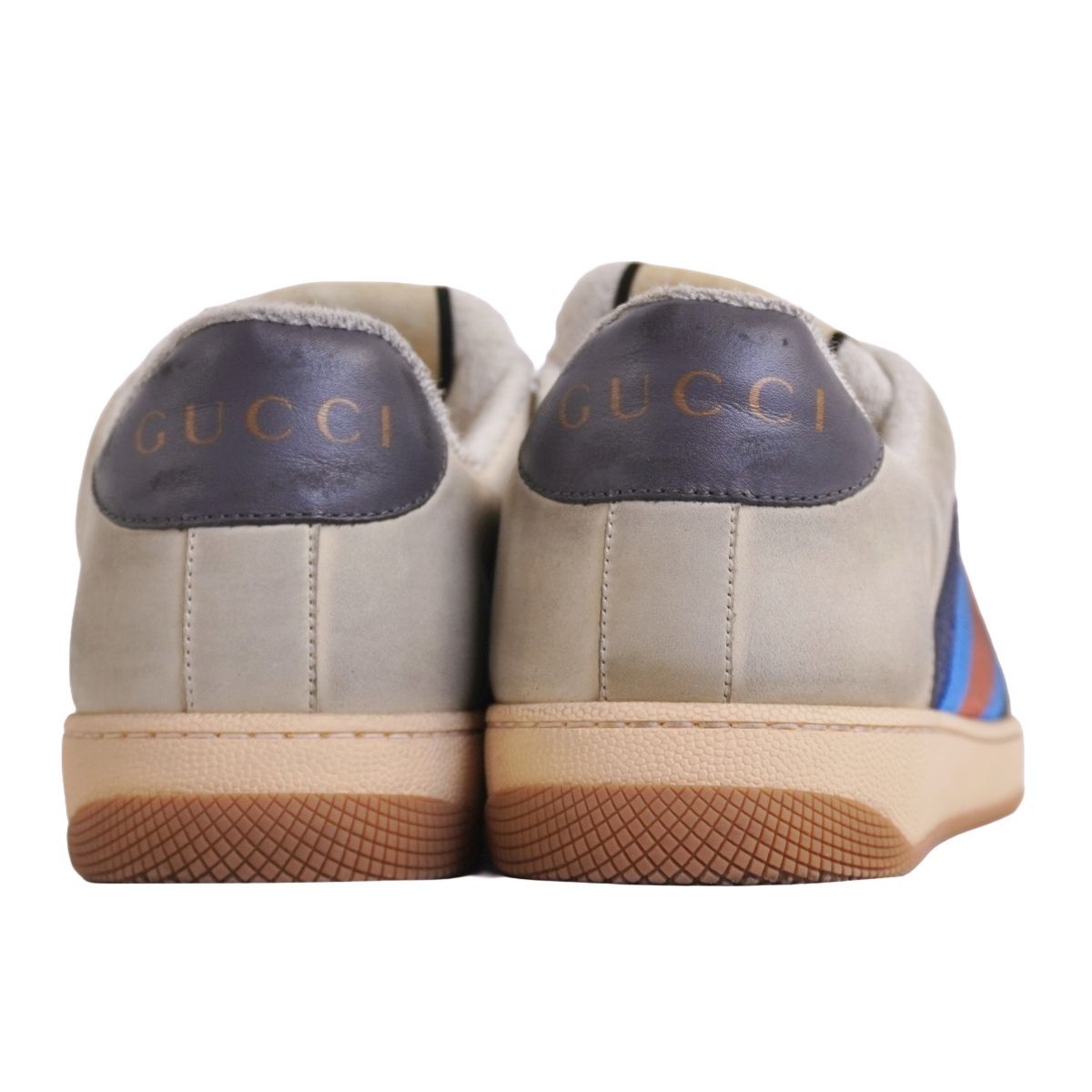 美品 グッチ GUCCI スニーカー スクリーナー GGキャンバス ローカット