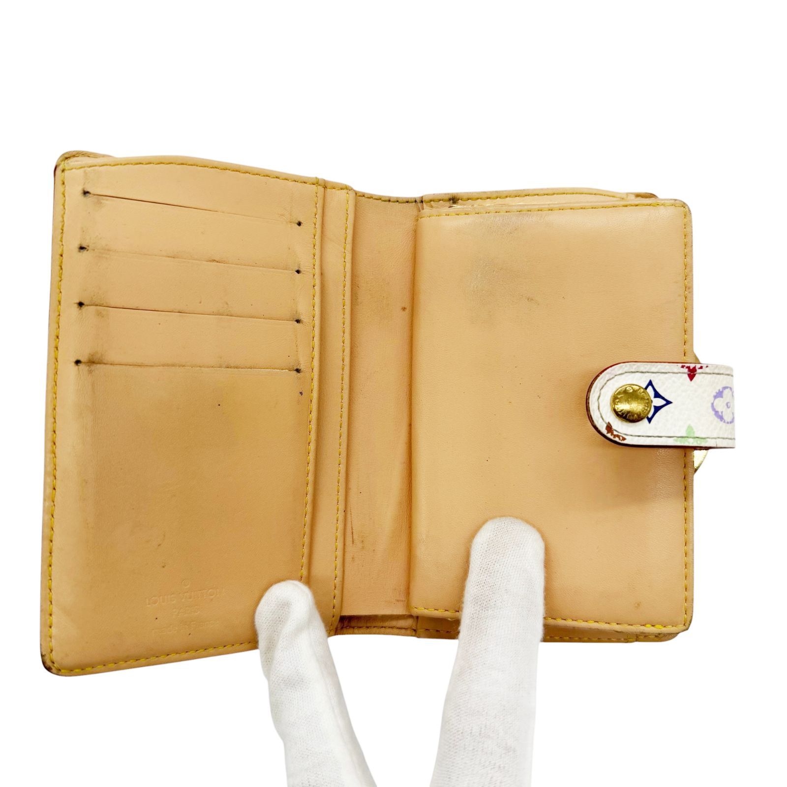 LOUIS VUITTON ルイ ヴィトン がま口二つ折り財布 ポルトモネ ビエ