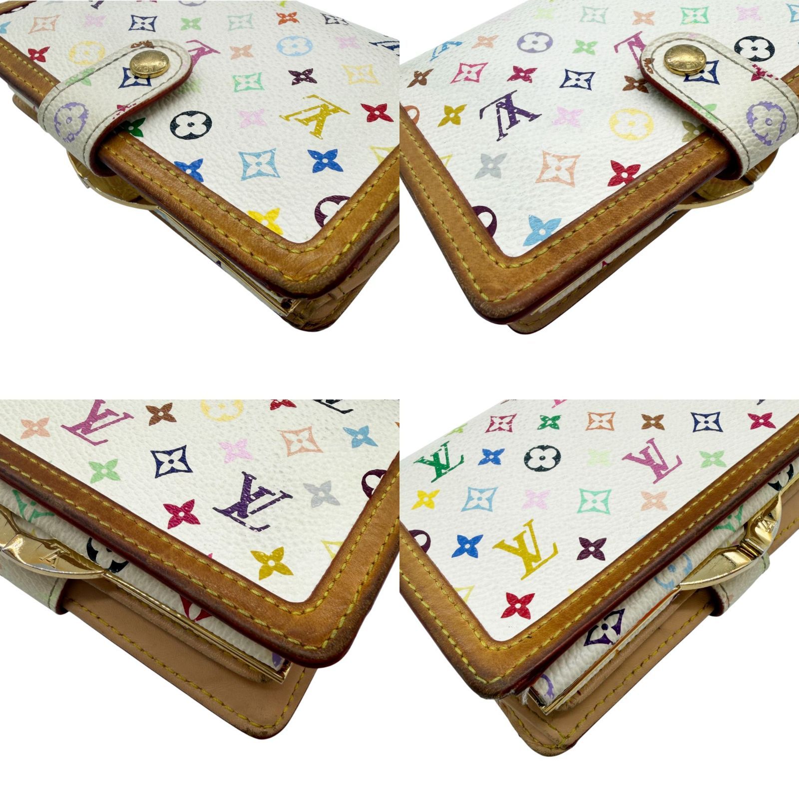 LOUIS VUITTON ルイ ヴィトン がま口二つ折り財布 ポルトモネ ビエ