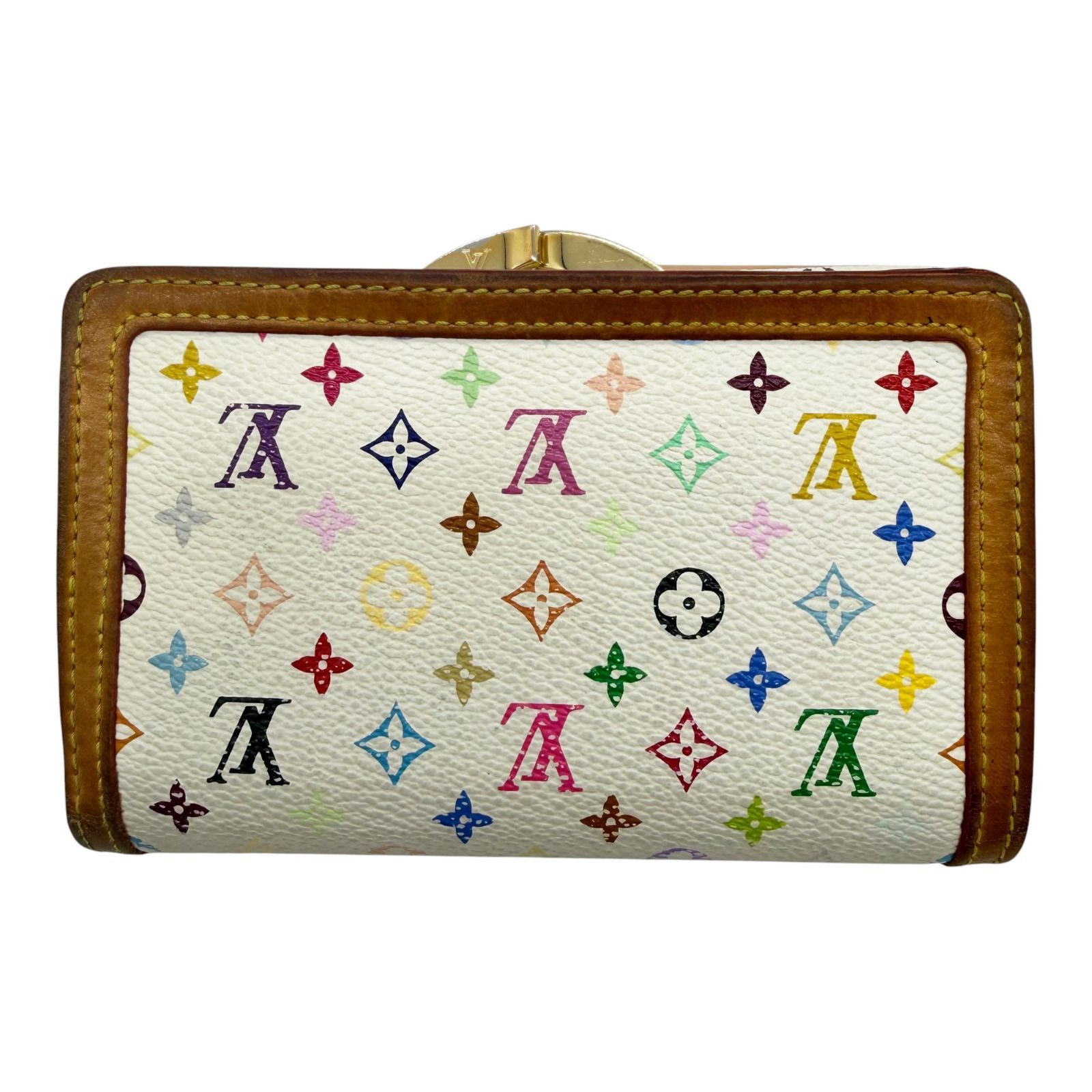 LOUIS VUITTON ルイ ヴィトン がま口二つ折り財布 ポルトモネ ビエ