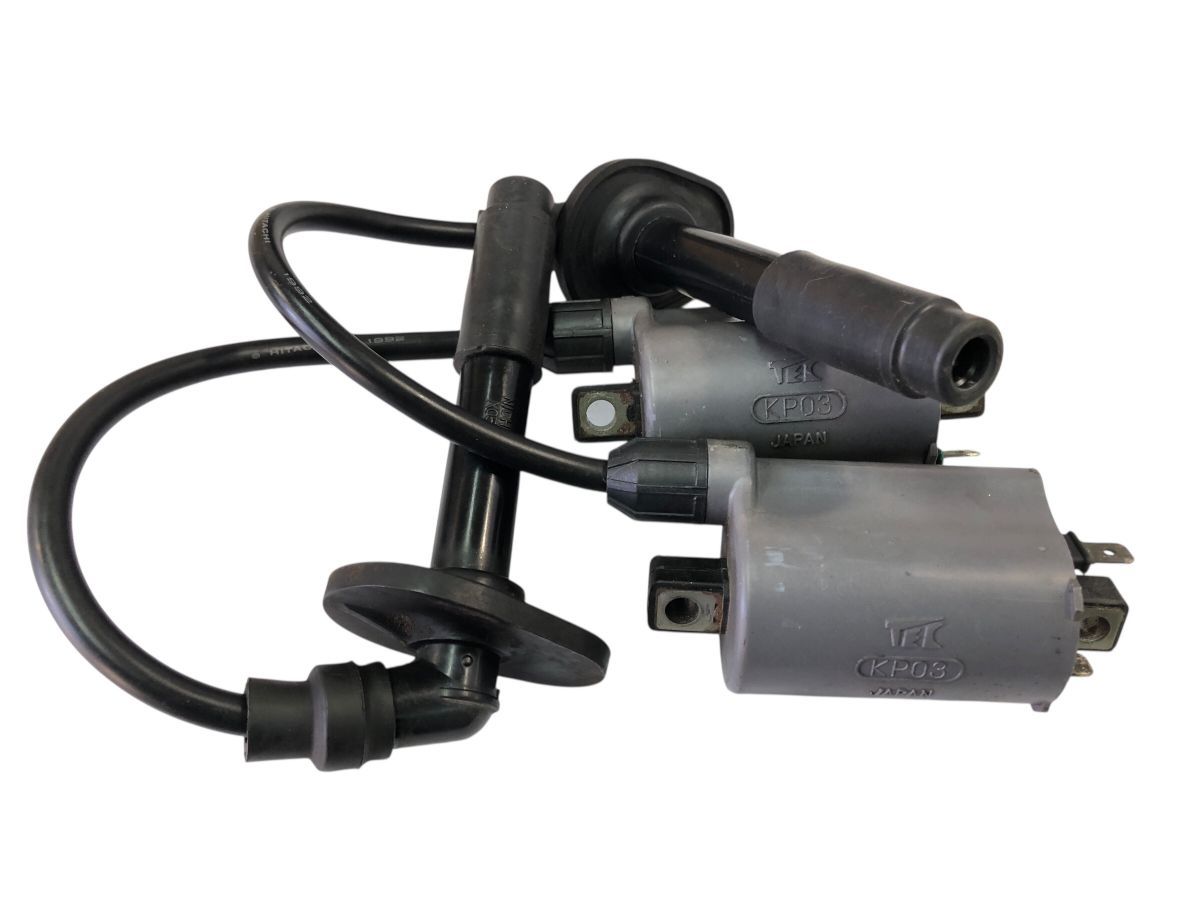 ZZR250　ZZ-R250　EX250H　低走行6894km　イグニッションコイル　作動OK　交換　補修にも（中古）2912-N2925