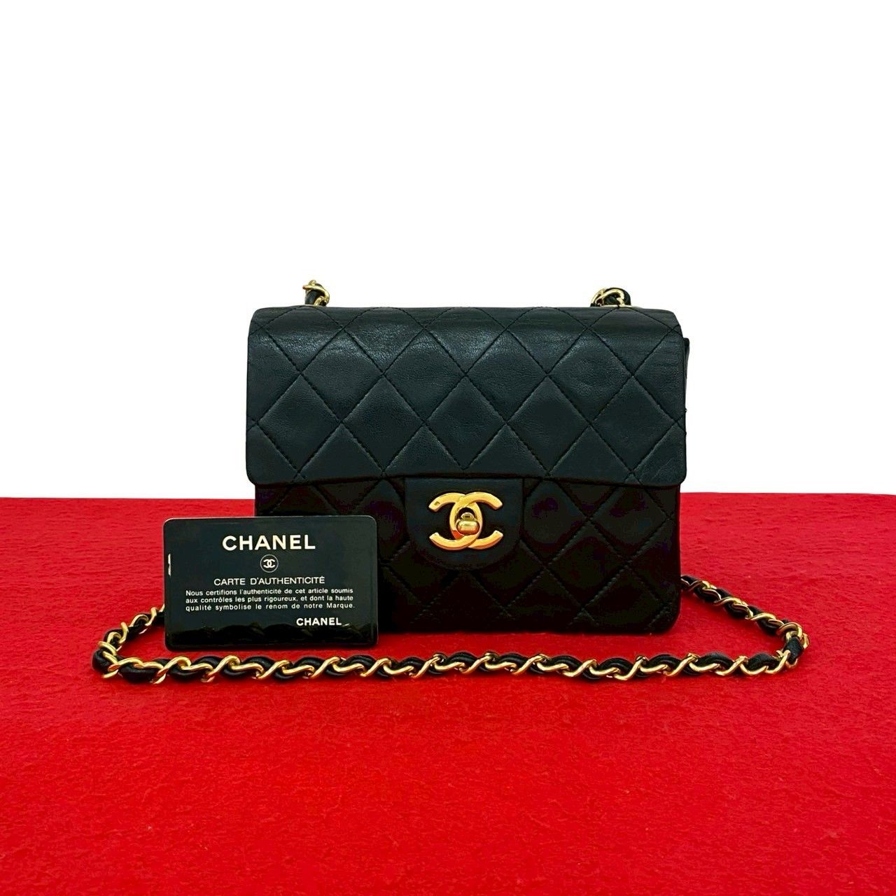 極 美品 カード シール有 0番台 CHANEL シャネル マトラッセ ココ
