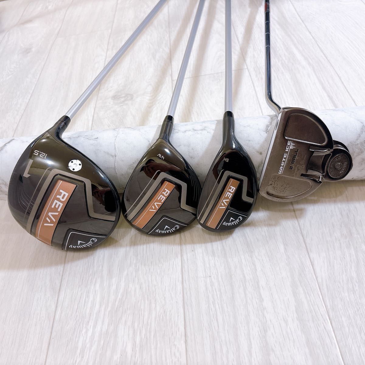 美品 Callaway REVA キャロウェイ レバ レディースゴルフセット 9本 