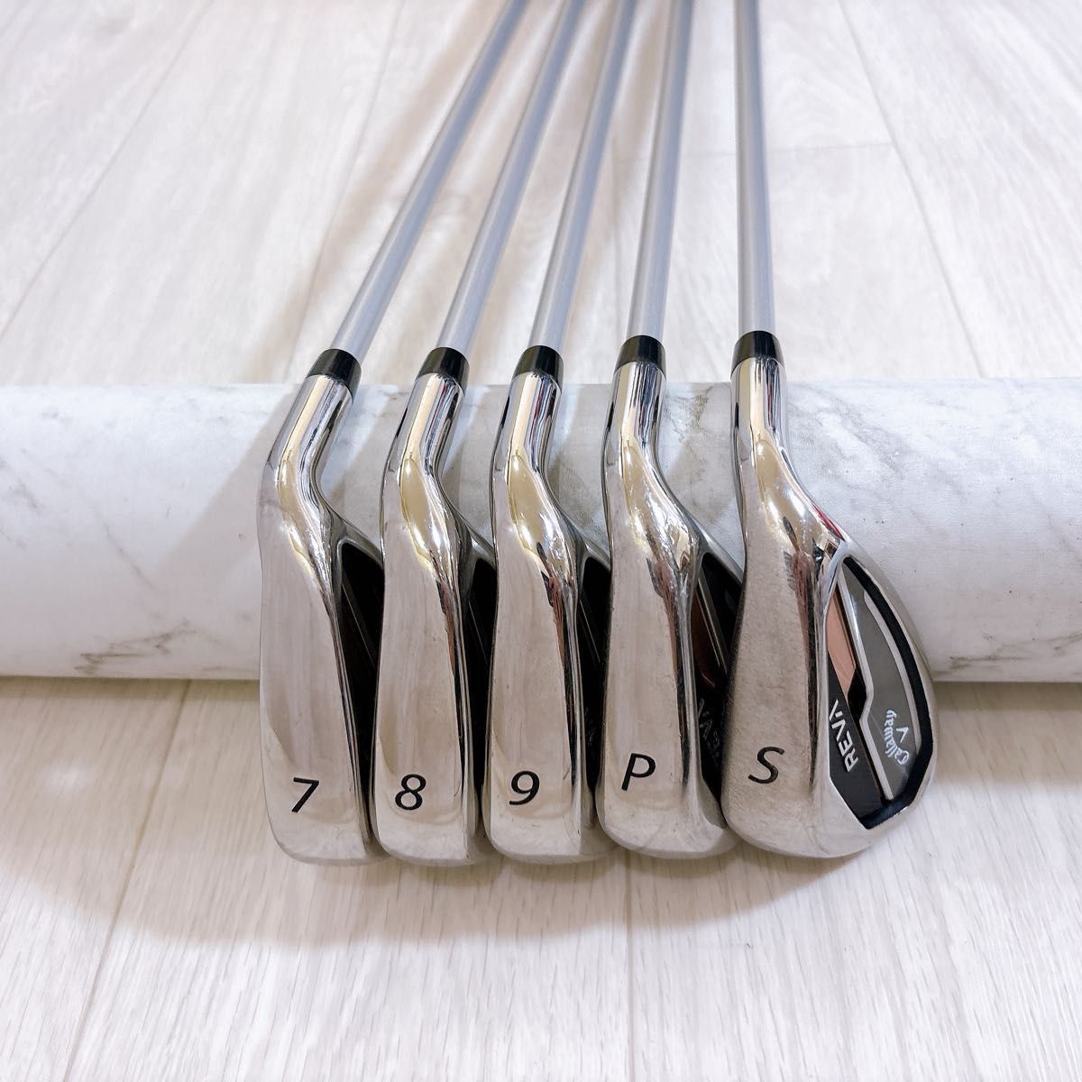 美品 Callaway REVA キャロウェイ レバ レディースゴルフセット 9本 