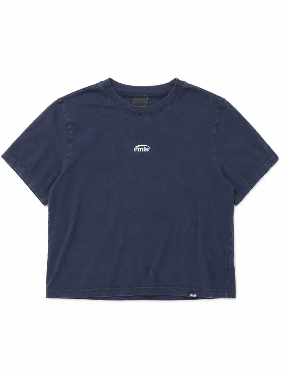 EMIS ネイビー ロゴ 半袖Tシャツ F