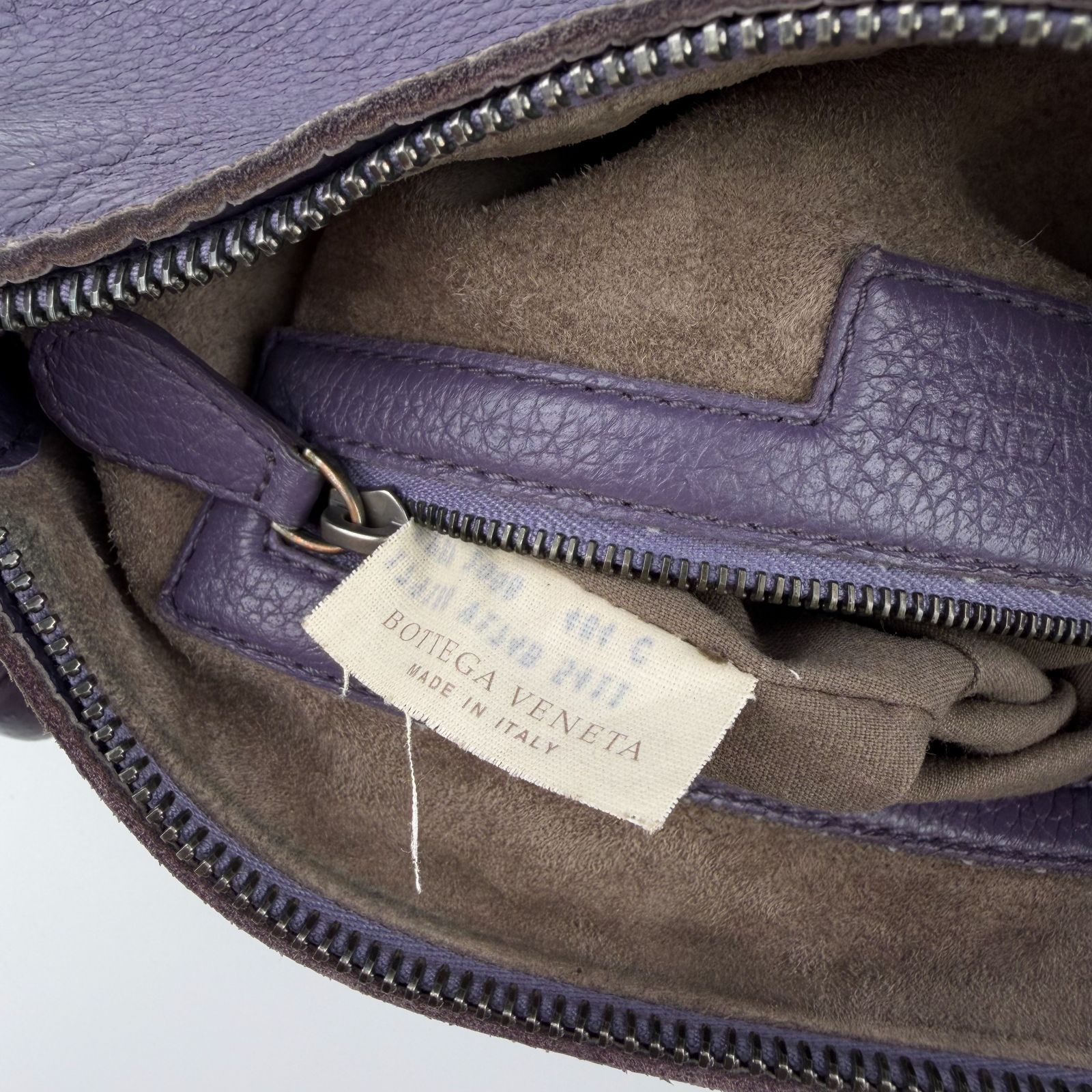 中古】Bottega Veneta ボッテガヴェネタ ハンドバッグ パープル レザー