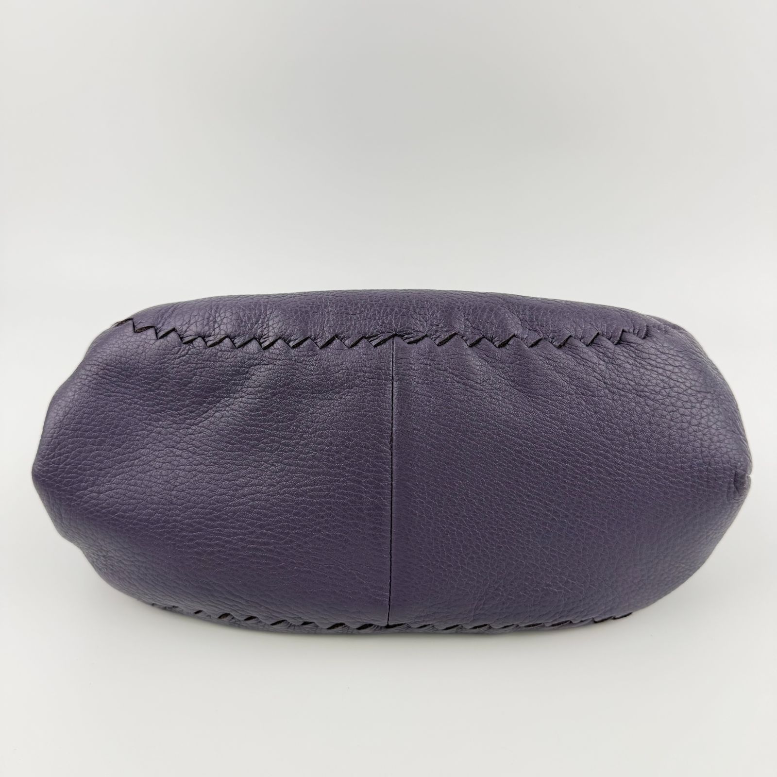 中古】Bottega Veneta ボッテガヴェネタ ハンドバッグ パープル レザー