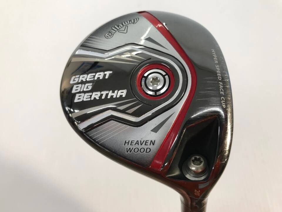 キャロウェイ　GREAT BIG BERTHA 2016　20度　BIG BERTHA　SRフレックス　フェアウェイウッド　中古【最短即日発送】