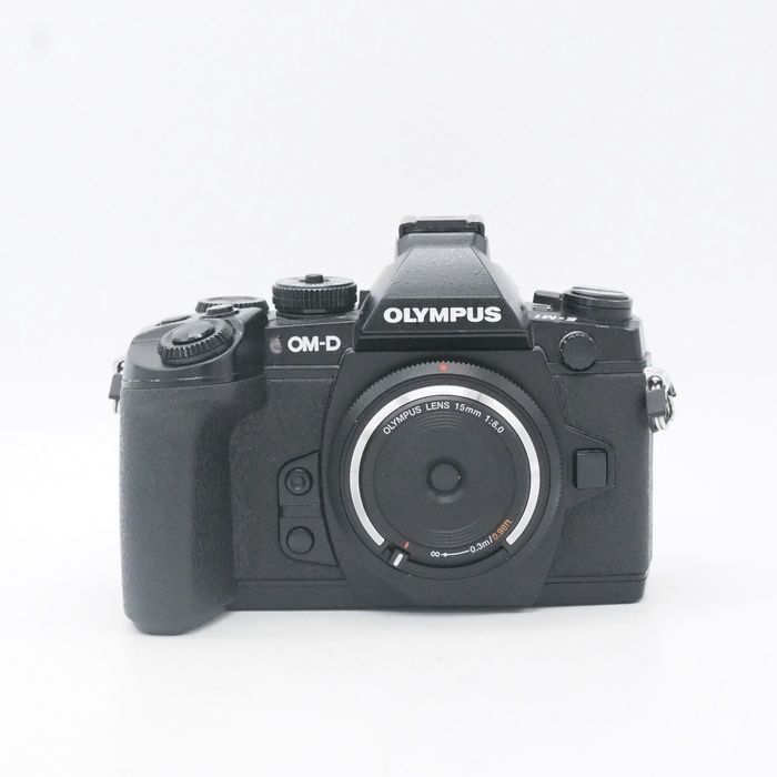 【中古】(オリンパス) OLYMPUS OM-D E-M1 ボデイ ブラツク (BCL-1580セツト)