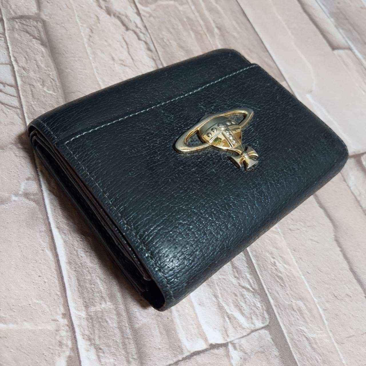 Vivienne Westwood ヴィヴィアンウエストウッド 三つ折り財布 ブラック