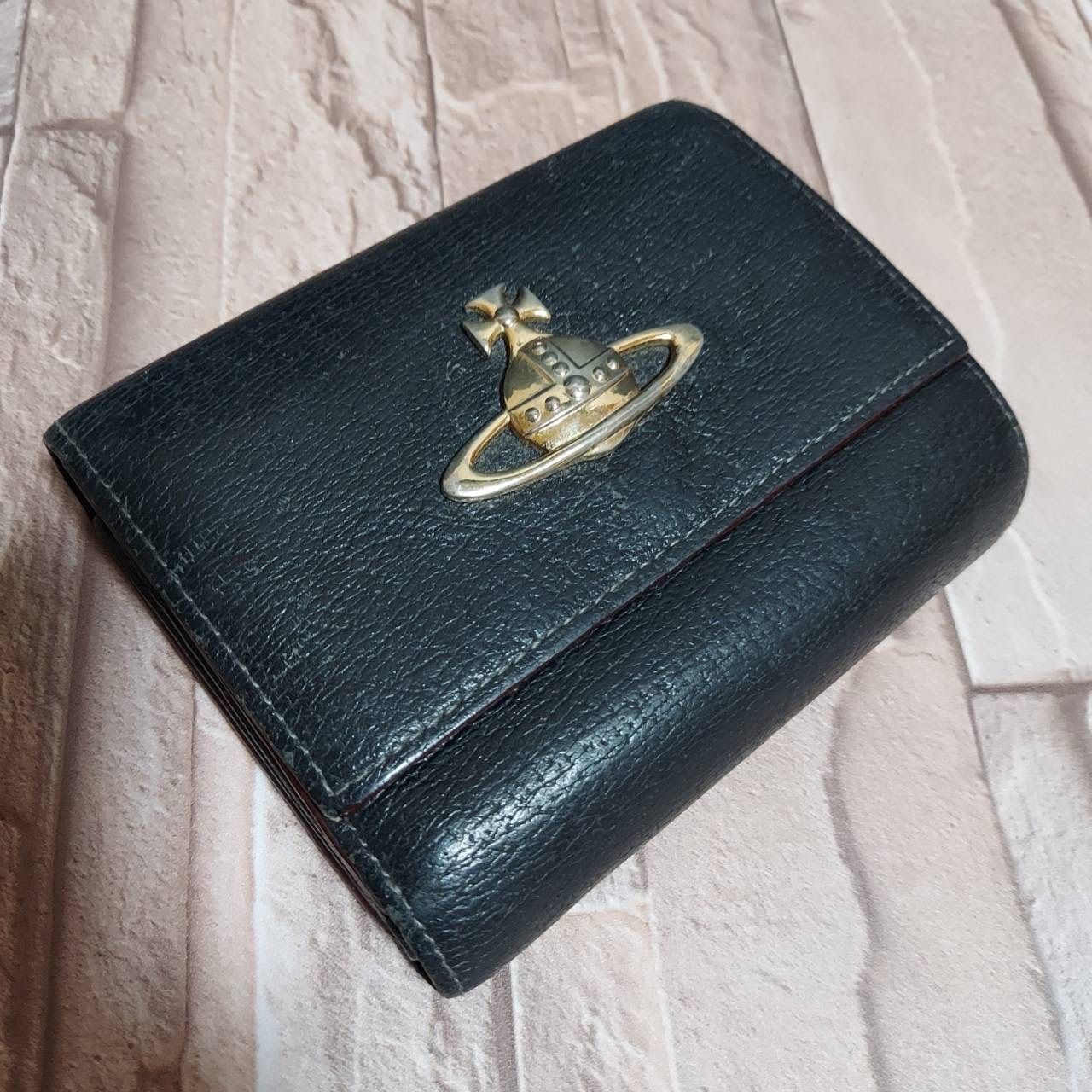 Vivienne Westwood ヴィヴィアンウエストウッド 三つ折り財布 ブラック