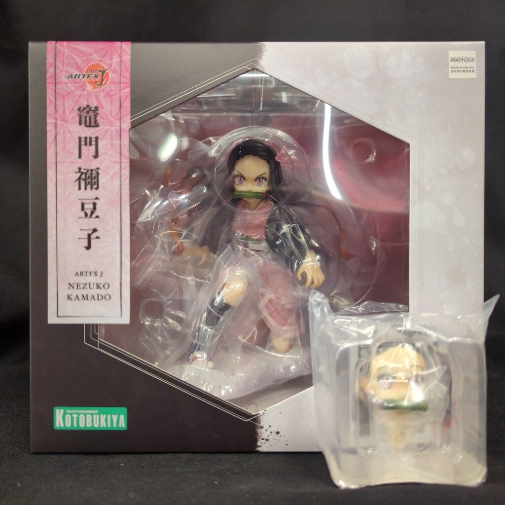 コトブキヤ ARTFX J/鬼滅の刃 竈門禰豆子 特典表情替えパーツ付 特典付