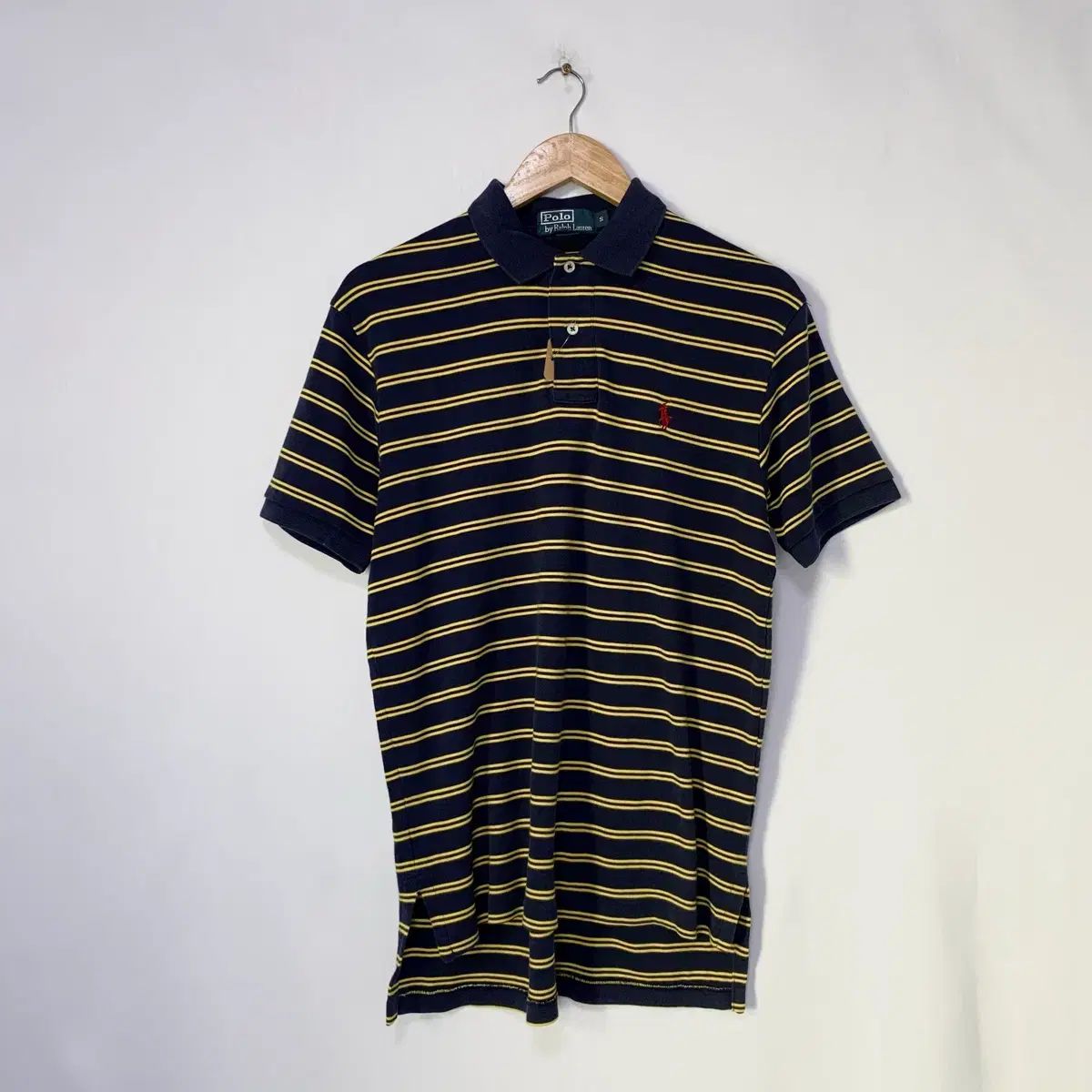 POLO RALPH LAUREN ポロラルフローレン ポニー ヴィンテージ ストライプ コットン 半袖 カラーTシャツ メンズ S 4,533円