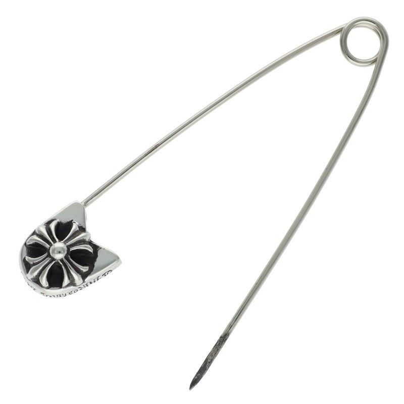 クロムハーツ SAFETY PIN LG/ラージセーフティピン シルバーネックレス