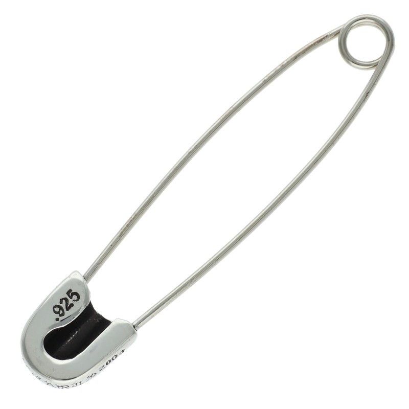 クロムハーツ  SAFETY PIN LG/ラージセーフティピン シルバーネックレストップ メンズ クロムハーツ SAFETY PIN LG/ラージセーフティピン シルバーネックレス