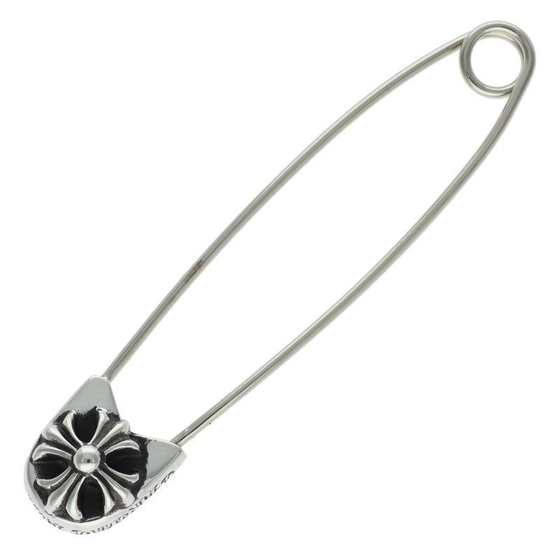 クロムハーツ SAFETY PIN LG/ラージセーフティピン シルバーネックレス