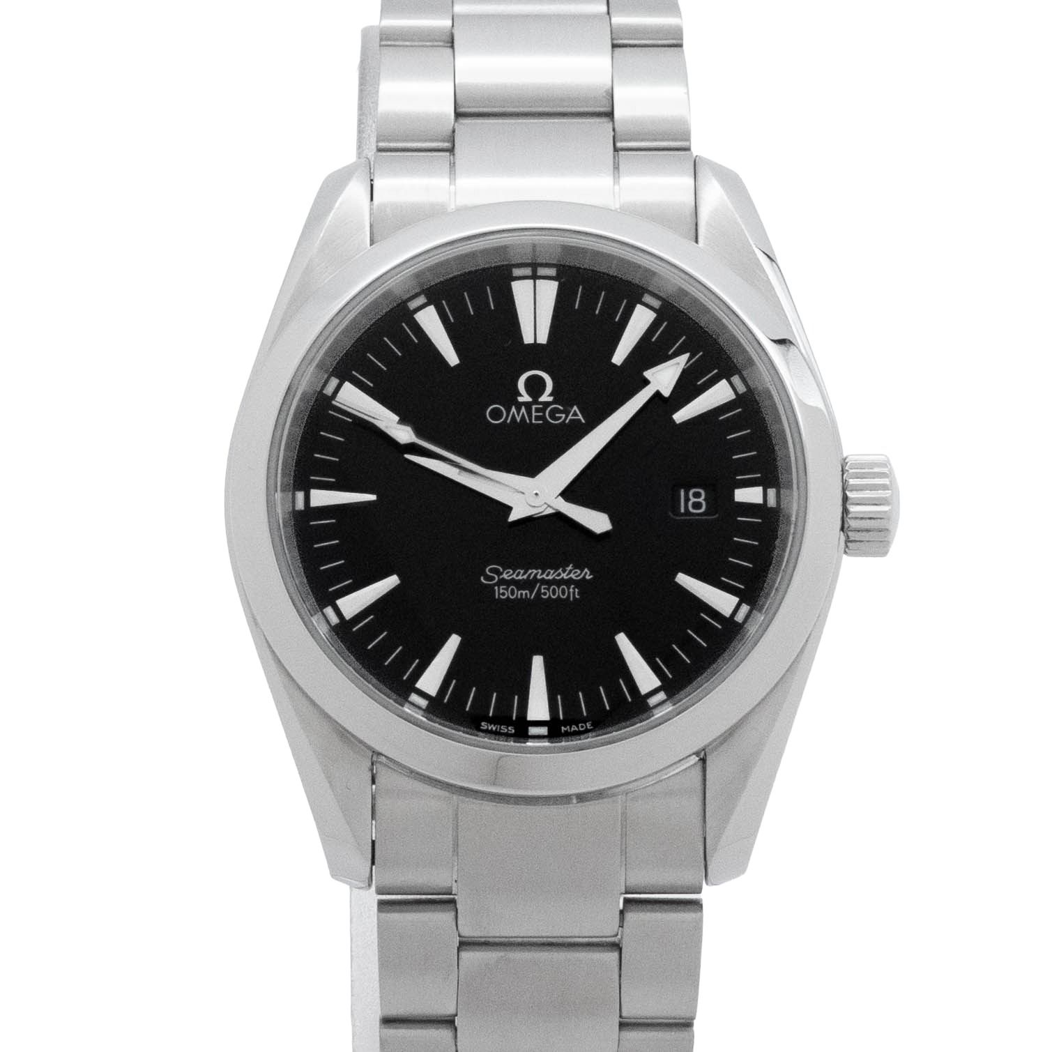 【保証書付き】 オメガ OMEGA シーマスター アクアテラ 2518.50 OMEGA Seamaster Aqua Terra クォーツ 腕時計 メンズ・ユニセックス 黒