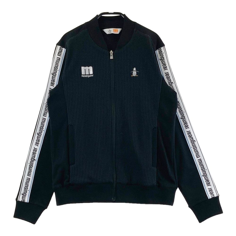 サイズ：L MUNSING WEAR マンシングウェア MEWPJL01 切替 ジップジャケット ブラック系 [240101693785] ゴルフウェア レディース ストスト