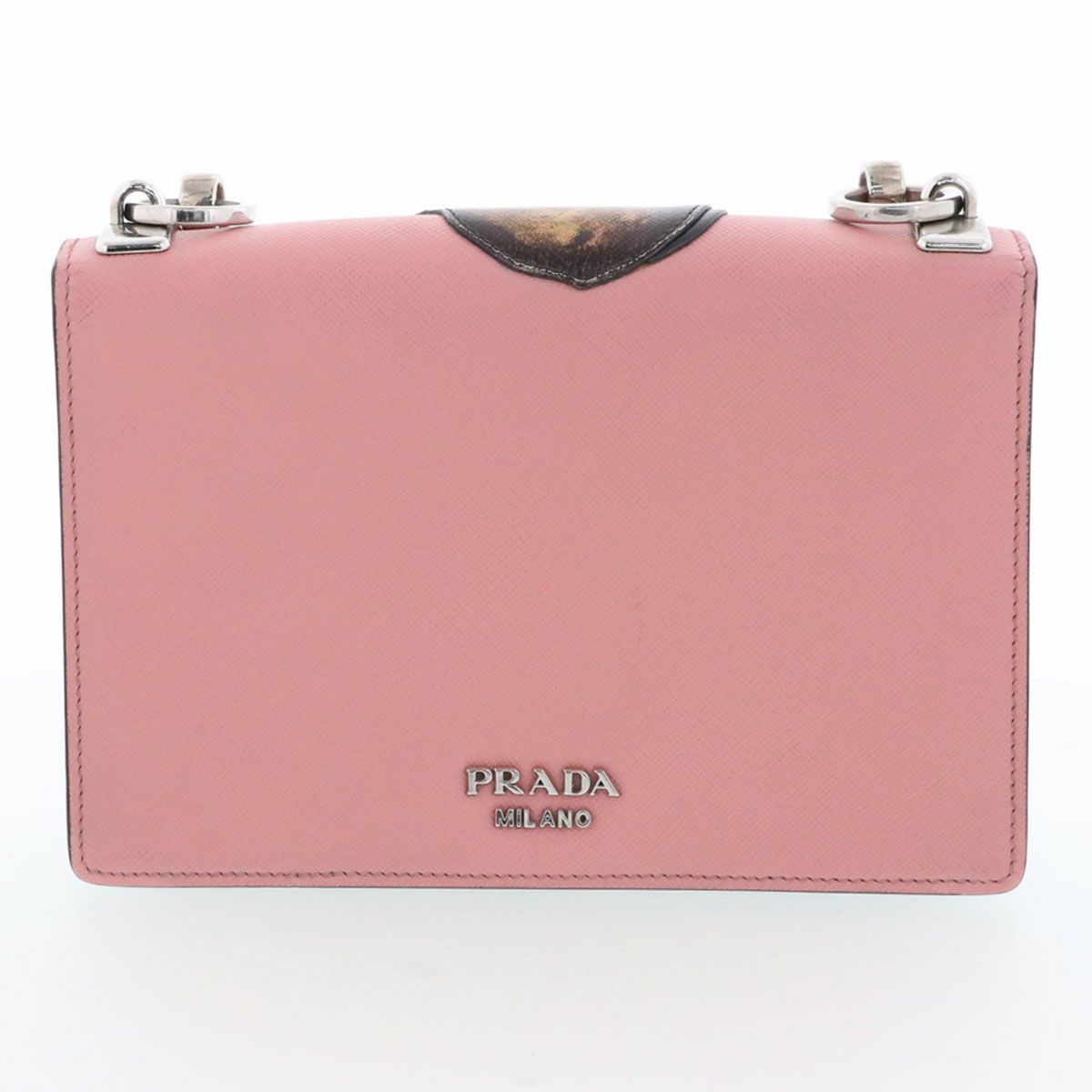 PRADA サフィアーノレザー ショルダーバッグ ピンク 【公式通販】