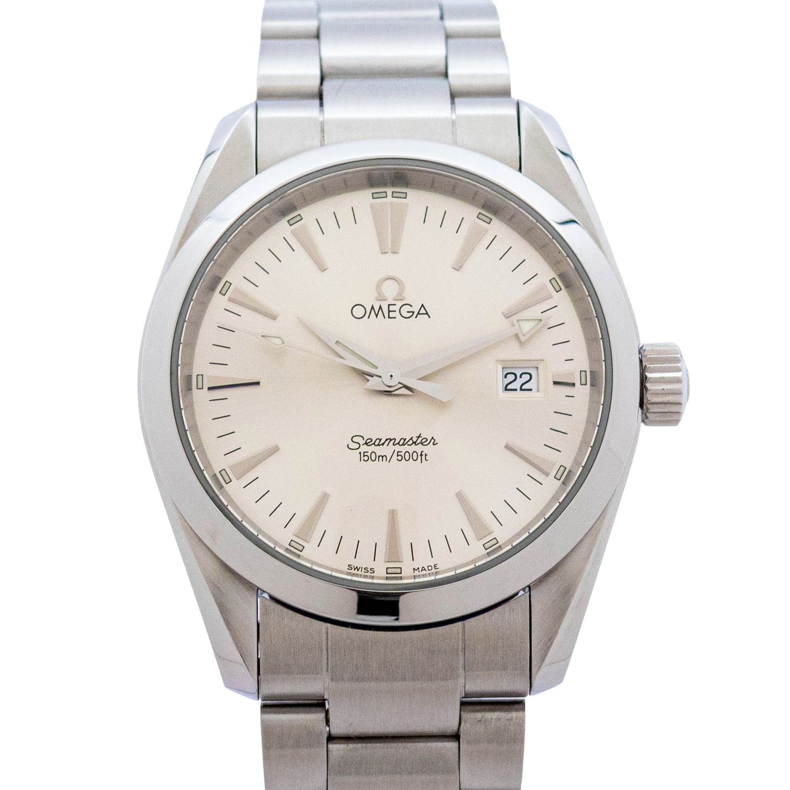 オメガ OMEGA シーマスター アクアテラ 2518.30 OMEGA Seamaster Aqua Terra クォーツ 腕時計 メンズ・ユニセックス シルバー