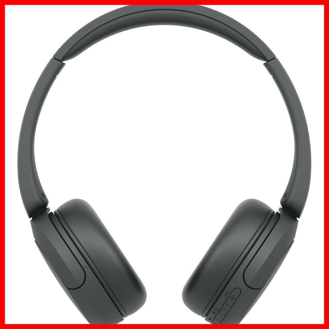 【在庫処分】ワイヤレスヘッドホン ソニー(SONY) WH-CH520:Bluetooth対応/軽量設計 約147g/専用アプリ対応により好みの音質にカスタマイズできる設定対応/ブラック WH-CH520 B 小