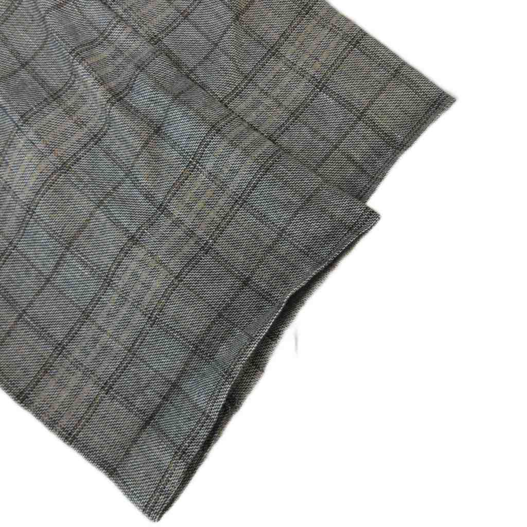 エトロ セットアップ テーラードジャケット パンツ チェック 54 3XL エトロ ETRO 美品 シルク リネン混 スーツ セットアップ チェック